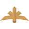 Ekena Millwork Davenport Rough Sawn Timber Gable Bracket, Western Red Cedar, 48"W x 24"H x 2"D x 6"F, 12/12 Pitch GBW048X24X0206DAV00RWR - alternate 1